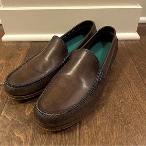Italian Slip-On Dress Shoes (Brown, Simple, Classy)